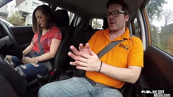 Bigtited European Brunette Sucking Off Driving Tutor