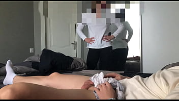 Stepsister Caught Me Jerking Off With Her Panties And Helped Me Cum