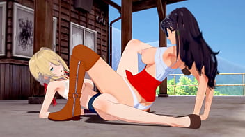 Violet Evergarden X Cattleya Baudelaire - Lesbian Scissoring