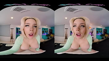 Seductive Blonde With Big Boobs Gives You A Steamy Show In Vr