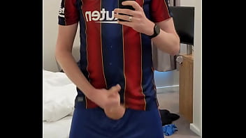 Northsuba Wanking In Footy Kit