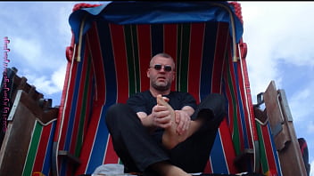 Schnappschuss Meiner Nylonfüße Im Strandkorb ** Urlaub Wangerland **