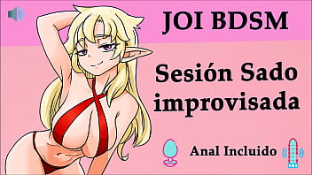 Joi Hentai, Sesión Sado Improvisada, Voz Española.