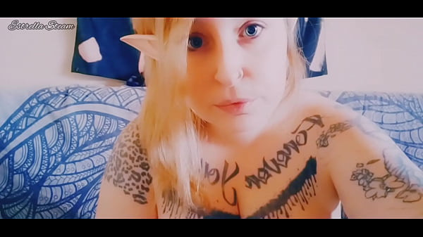 Elf Watches You While Playing With Her Tits