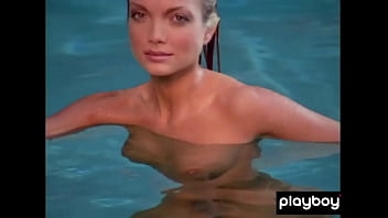 Big Boobed Blondie Kimberly Holland Taking Off Her Sexy Uniform Outdoor