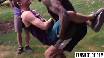 Funsizefuck.com - Ian Levine' Face Is A Mixture Of Pleasure And As His Trainer Dolf Dietrich' Digs Deeper And Thrusts Faster Into Ian' Tight Asshole!