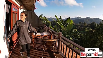 Amateur Thai Teen Cherry Gave A Sensual Blowjob To Her Big White Cocked Bf