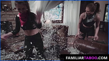 Familiartaboo.com ⏩ Bratty Girls Fucking Eachother In Their Childhood Home - Paige Owens, Skylar Snow