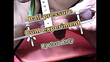 Ballpress Cum Experiment By Slave Andy