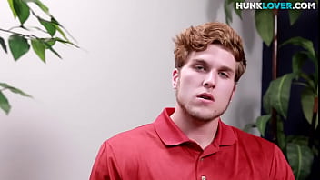 Sturdy Smooth Newbie Masturbates On Bed Until Shooting Cum