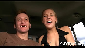 Wild Shlong Riding Inside A Car - anal, sex, blowjob, assfucking, bus, gay, muscle, hunk, straight-guy - Video 1724329