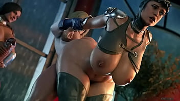 Futa Wonderwoman And Powergirl Discipline Catwoman (rigidsfm)