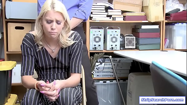 Officer Fucks Blonde Teen In His Office