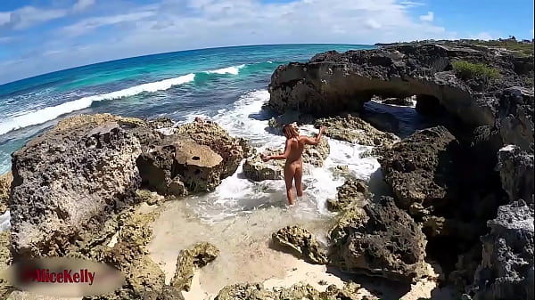 Omg! Watch It! Tourist Made A Video Of A Girl Masturbating Near The Sea!