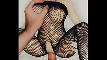 Edging My Cock With Her Tight Doll Cunny