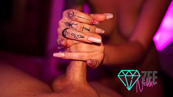 Nail Focused Pov Handjob