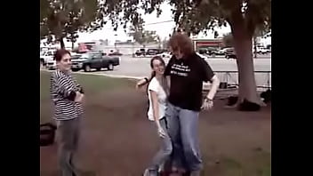 Chick Lifts Big Dude