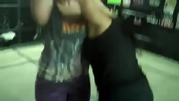 Girl Going For Body Slam