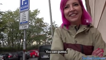 Czech Babe Pulled Into Giving Head And Banging For Cash