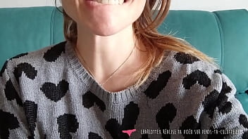 Vends-ta-culotte - Femme Enceinte Française Sexy Se Déshabille Et Se Doigte La Chatte - Charlottex