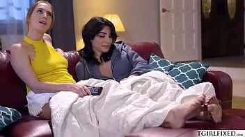 Shemale Ariel Demure Fucks Candence Lux