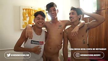 Making Of - Júnior Peixoto _ Enzo Matteuz _ Hanry Onlyjapa - Bareback (prazer Matinal)