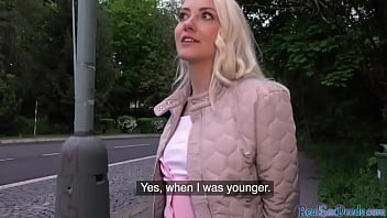 Blonde Eurobabe Rides While Sucking Pov Dick For Money