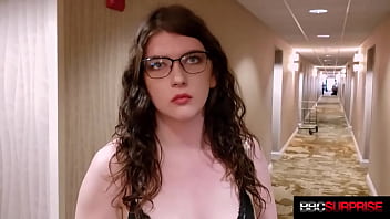 20 Yo First-timer Remy Has Gorgeous Blue Eyes And A Cock In Her Pussy!