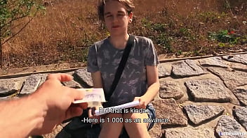 Twink Albert Paints A Guy' Portrait Shows Him His Massive Cock For Cash Under A Bridge - Bigstr