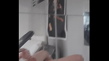 Smooth Hairless Femboy With Pink Hair Jerks Off