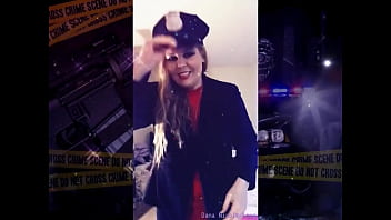 Trying On My Police Costume