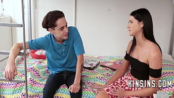 Pulling My Step Sis' Skirt Down