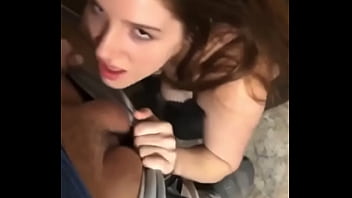 Caught Random Girl Looking At My Bulge At The Store, We Talked, Then I Brought Her Home To Suck My Big Dick