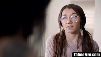 Teen Lesbian Nerd Fucks Her Roommate' Girlfriend