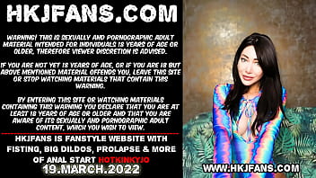 Extremally Huge Dildo From Johnthomastoys All In Hotkinkyjo Anal Hole. Belly Bulge, Fisting _ Prolapse.