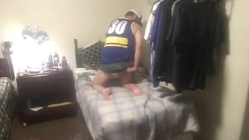 Husband Caught Gay Masterbateing With Wife' Dildo