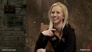 Blond In Inverted Suspension Whipped