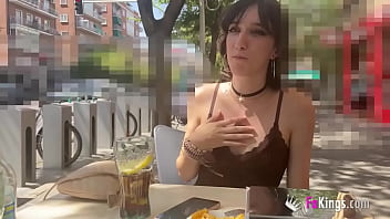 Hairy-pussied Teen Picked Up In The Street To Fuck A Much-older Dude