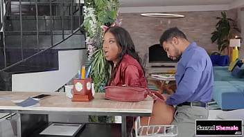 Sacredshemale.com - Ebony Trans Jexxxica Blake Barebacks A Guy