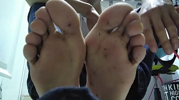 Blue Long Socks After A Long Day