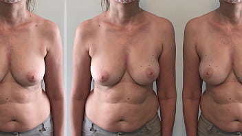 Mother Bares Boobs - Average Amateur Neighbor Topless