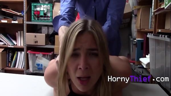 Busty Blonde Teen Fucked By Guard