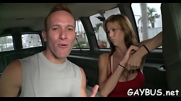 Young Homo Chaps Having Anal Sex - anal, blowjob, bus, gay - Video 1672316