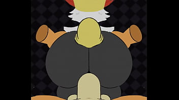 Braixen Riding His Trainer - Bb