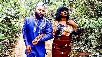 African Amateur Party Couple Sneaks Off For Outdoor Public Bj