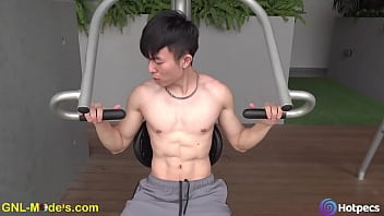 Outdoor Exercising And Showing His Fitness And Hot Body!