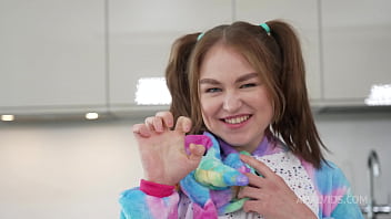 Real Anal Orgasm! Pissed By Cute Bitch Maya Bee Nrx121 - anal, stockings, blonde, blowjob, panties, rough, curvy, high-heels, kitchen, deep-throat, gangbang, - Video 2100536