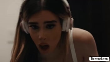 Gorgeous Ts Barebacked By Horny Stepdad