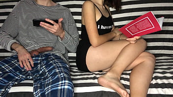 Step Brother Put My Hand On His Dick! But I Didn_t Know He Had Such Skillful Hands! Orgasm