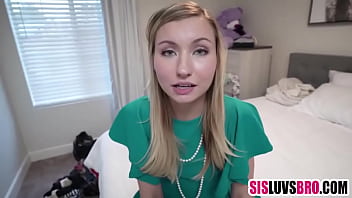 Stepsister Stops Prayer To Fuck Stepbrother